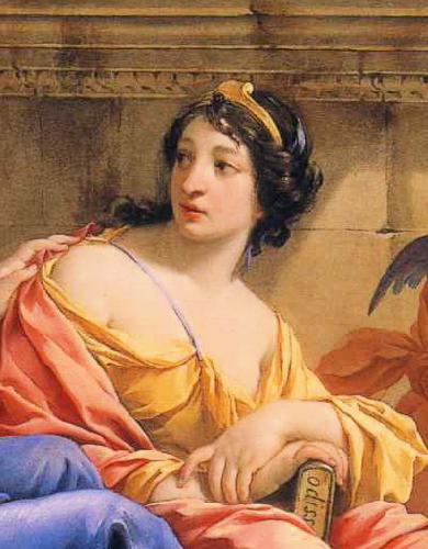 Simon Vouet The Muses Urania and Calliope oil painting image